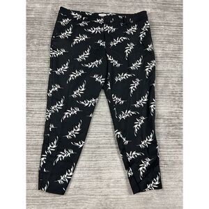 Merona Pants Womens XL Leaves Stretch Casual